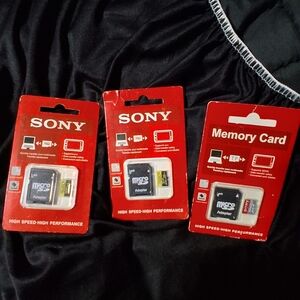 3 SONY micro Sd Card - 2 512gb And 1 Terabyte Brand New Sealed